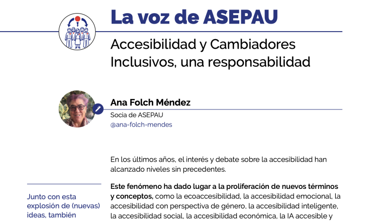 Accesibilidad y Cambiadores Inclusivos, una responsabilidad