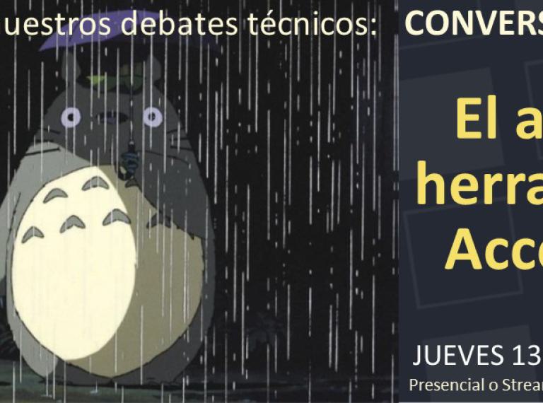 Nueva edición de nuestros debates técnicos: CONVERSACIONES ASEPAU. el arte como herramienta de Accesibilidad. JUEVES 13 DE JUNIO  a las 16:30h. Presencial o Streaming. SOLO PARA SOCIOS e INVITADOS. Imagen de animación de Esudio Ghibli